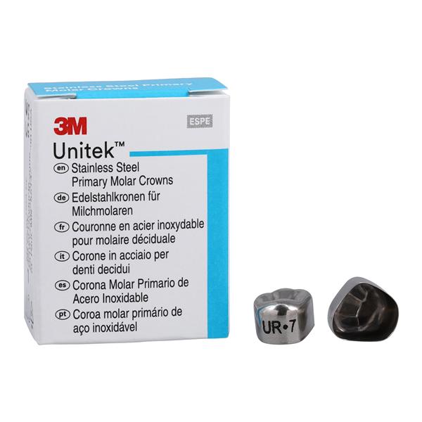 3M Solventum 900127 Unitek Crowns Stainless Steel Primary Molar 1st #7 Upper Right 5/Pk 3M Solventum 900127 Unitek Crowns Stainless Steel Primary Molar 1st #7 Upper Right 5/Pk